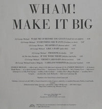 Wham! : Make It Big (LP, Album)
