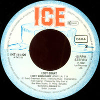 Eddy Grant : I Don't Wanna Dance (7", Single)