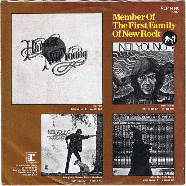 Neil Young : Heart Of Gold (7", Single, RE)