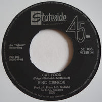 King Crimson : Cat Food / Groon (7", Single, Mono)