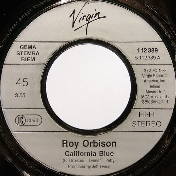 Roy Orbison : California Blue (7", Single)