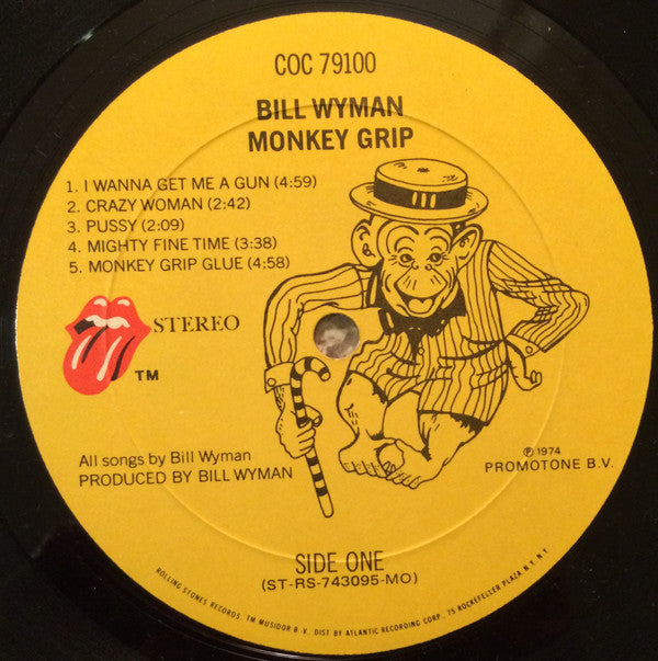 Bill Wyman : Monkey Grip (LP, Album, Mon)