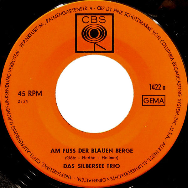 Das Silbersee Trio : Am Fuss Der Blauen Berge / Roter Mann Vom Yellow River (7", Single)