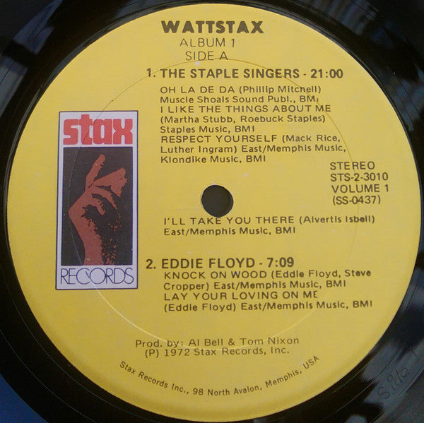 Various : Wattstax: The Living Word (2xLP, Album, Son)