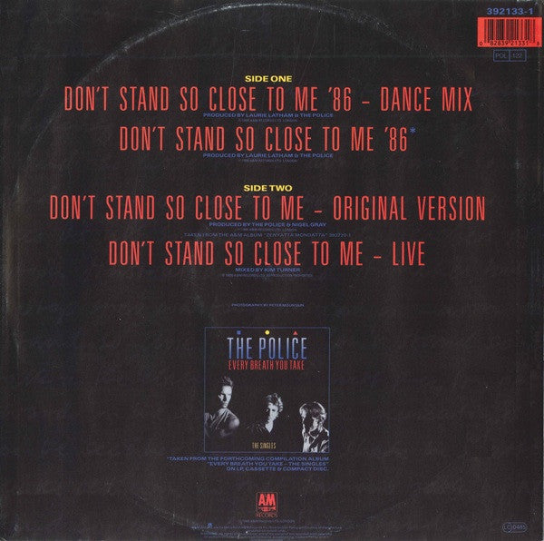 The Police : Don't Stand So Close To Me '86 (12", Single)