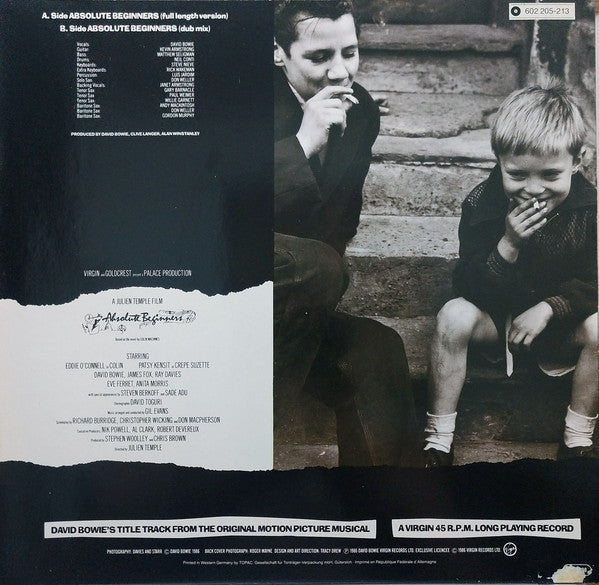 David Bowie : Absolute Beginners (12", Single)