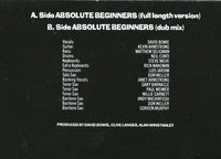 David Bowie : Absolute Beginners (12", Single)