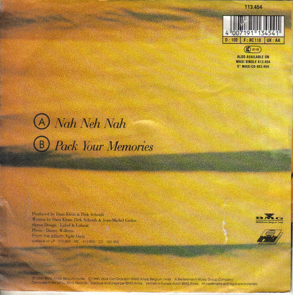 Vaya Con Dios : Nah Neh Nah (7", Single)