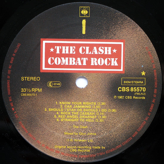The Clash : Combat Rock (LP, Album)