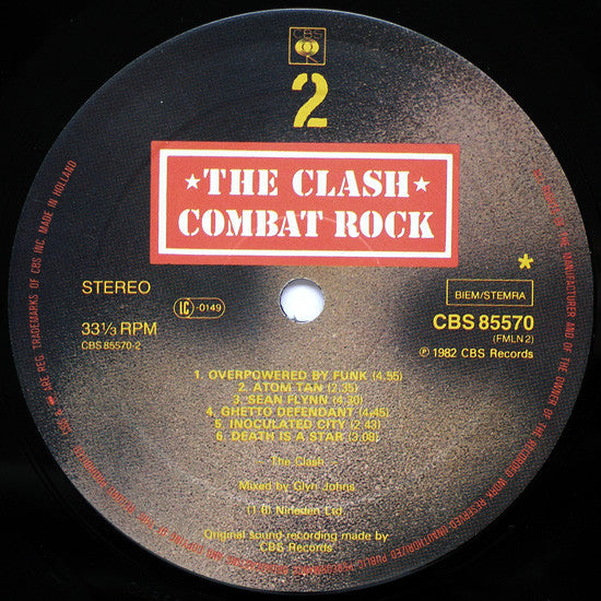 The Clash : Combat Rock (LP, Album)