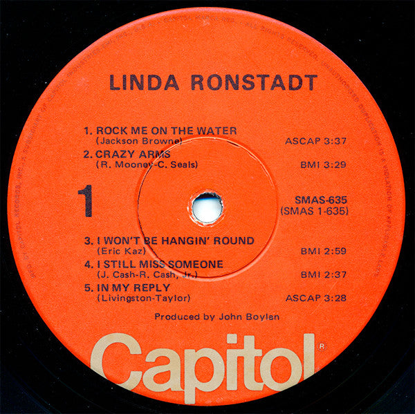 Linda Ronstadt : Linda Ronstadt (LP, Album, RE, Win)