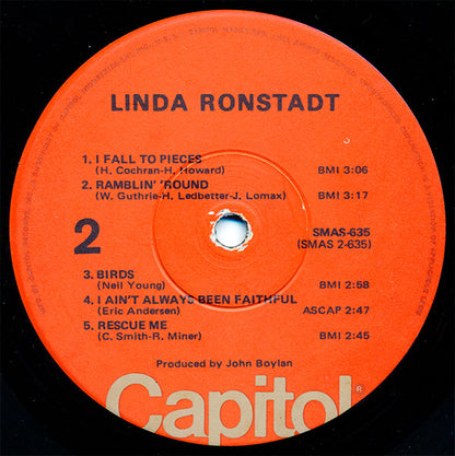 Linda Ronstadt : Linda Ronstadt (LP, Album, RE, Win)