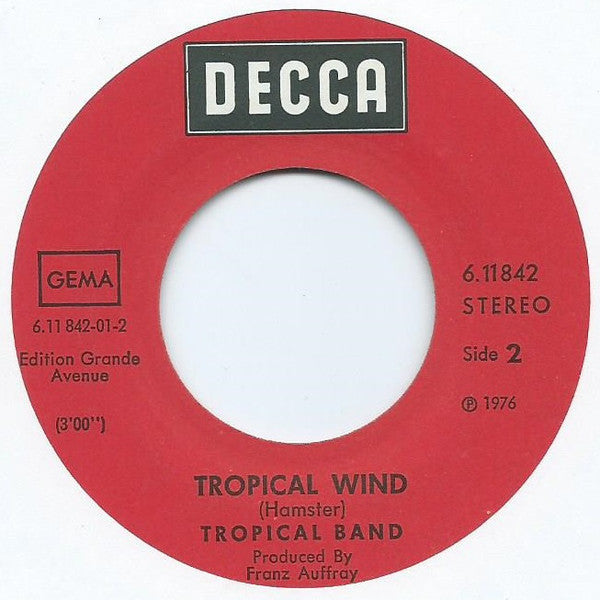 Tropical Band : A Whiter Shade Of Pale (7", Single)