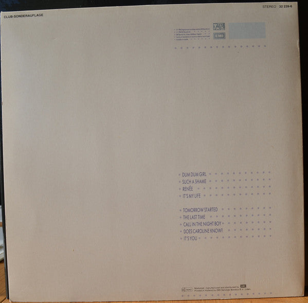 Talk Talk : It's My Life (LP, Album, Club)