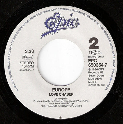 Europe (2) : Carrie (7", Single)