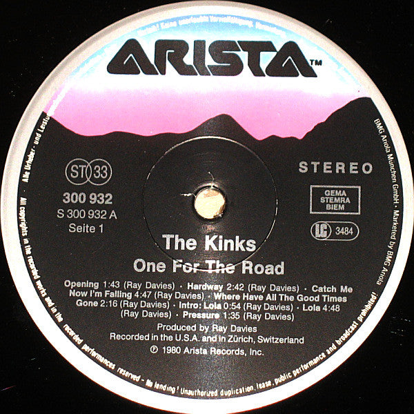 The Kinks : One For The Road (2xLP, Album, RE)