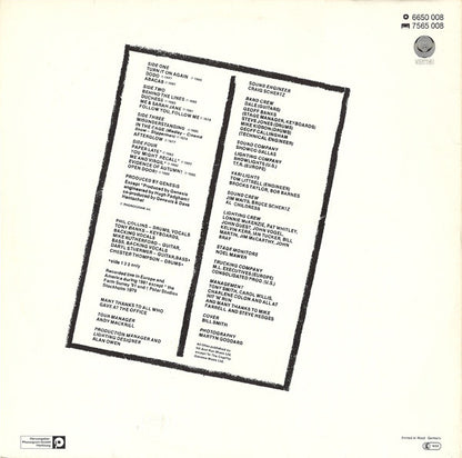 Genesis : Three Sides Live (2xLP, Album, Gat)