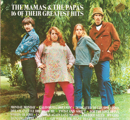 The Mamas & The Papas : 16 Of Their Greatest Hits (LP, Comp, RE)