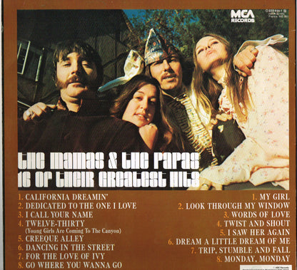 The Mamas & The Papas : 16 Of Their Greatest Hits (LP, Comp, RE)