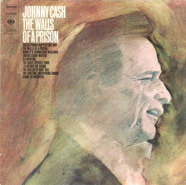 Johnny Cash : The Walls Of A Prison (LP, Comp, Gre)