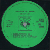 Johnny Cash : The Walls Of A Prison (LP, Comp, Gre)