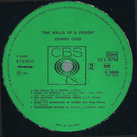 Johnny Cash : The Walls Of A Prison (LP, Comp, Gre)