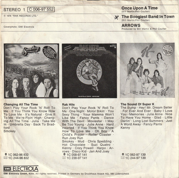 Arrows (2) : Once Upon A Time (7", Single)