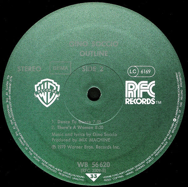 Gino Soccio : Outline (LP, Album)