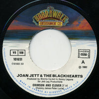 Joan Jett & The Blackhearts : Crimson And Clover (7", Single)