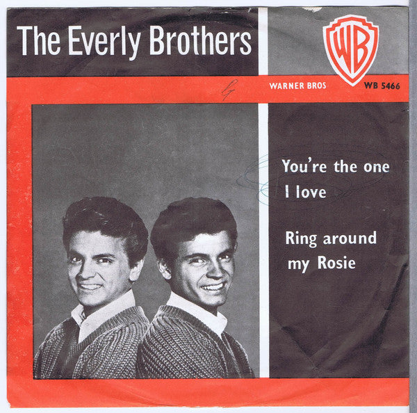 Everly Brothers : You're The One I Love (7", Promo)