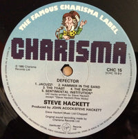 Steve Hackett : Defector (LP, Album, RE)