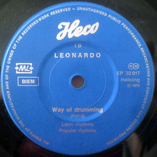 Leonardo (18) : Way Of Drumming (7")