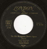Pat Boone : Tie Me Kangaroo Down Sport / Memory Mountain (7", Single)