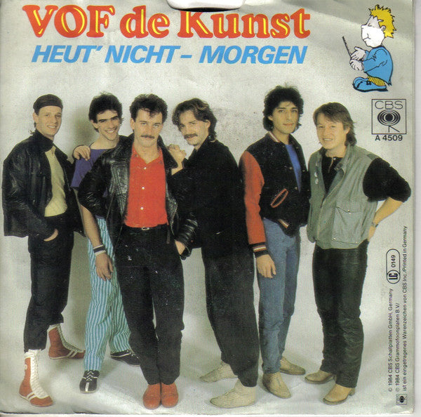 VOF De Kunst : Heut' Nicht - Morgen  (7", Single)