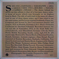 Jon Lord : Sarabande (LP, Album, RP, Die)