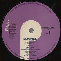 Jon Lord : Sarabande (LP, Album, RP, Die)