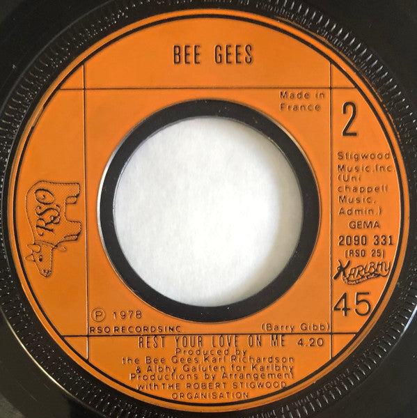 Bee Gees : Too Much Heaven (7", Single)