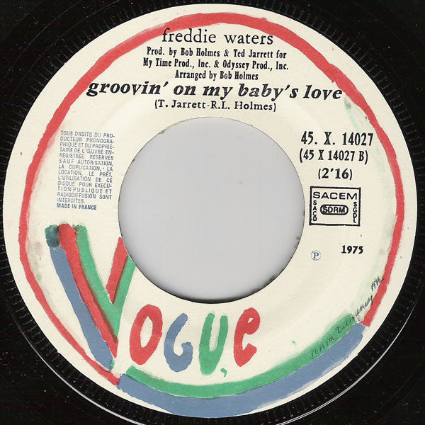 Freddie Waters : Kung Fu And You Too (7", Single)