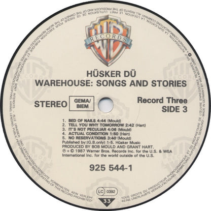 Hüsker Dü : Warehouse: Songs And Stories (2xLP, Album)