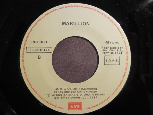 Marillion : Incommunicado (7", Single)