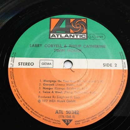 Larry Coryell - Philip Catherine : Twin-House (Guitar Duos) (LP, Album, RE)