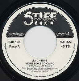 Madness : Night Boat To Cairo (7", Single)