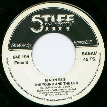 Madness : Night Boat To Cairo (7", Single)