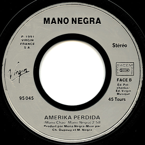 Mano Negra : Out Of Time Man (7", Single)