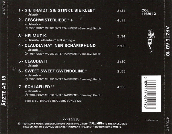 Die Ärzte : Ab 18 (CD, Comp, RE)