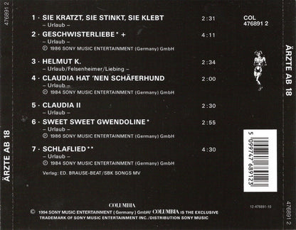 Die Ärzte : Ab 18 (CD, Comp, RE)