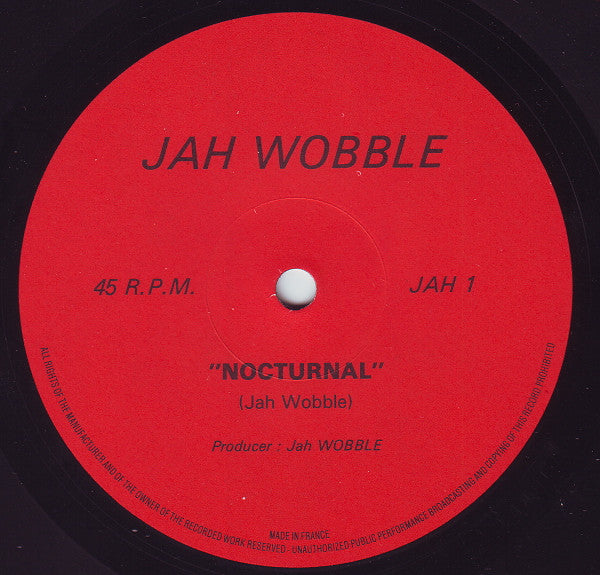 Jah Wobble : Fading : Nocturnal (12")