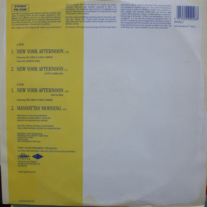 Mondo Kané  Featuring  Dee Lewis  And  Coral Gordon  And Guest Star  Georgie Fame : New York Afternoon (12", Single)