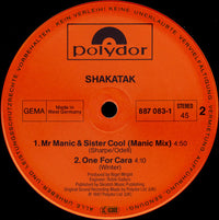 Shakatak : Mr. Manic & Sister Cool (Cool Mix) (12")