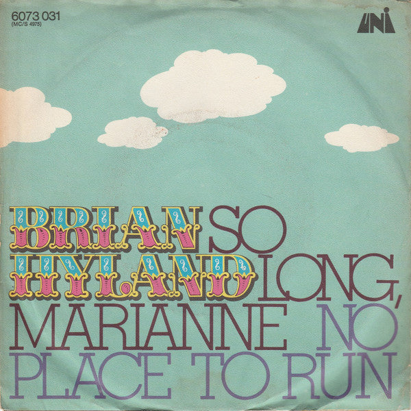 Brian Hyland : So Long, Marianne (7")